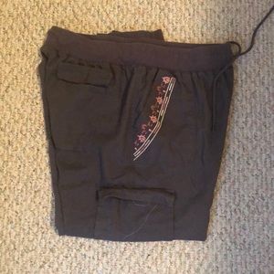 Knox Rose capri elastic tie pants size L
